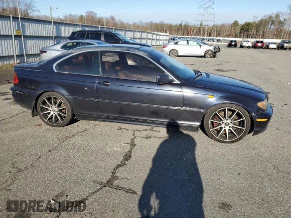 2004 BMW 3 Series 330Ci with VIN WBABD53454PL12334, listed as a Copart auction lot 85278254 with 191,301 mi miles and Clean Title. Bid and sale history available at carsss.com. Image 4.