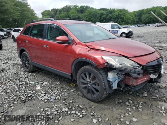 2015 Mazda CX-9 Grand Touring z VIN JM3TB3DV0F0461438, wystawiony jako Copart lot #61615275 z przebiegiem 212 252 mil mil oraz Szkoda całkowita • Salvage title. Historia ofert i sprzedaży dostępna na DreamBid. Obrazek 4.