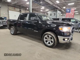 2020 Ram 1500 Big Horn with VIN 1C6SRFFT5LN117445, listed as a Copart auction lot 58014325 with 79,345 mi miles and Salvage title. Bid and sale history available at DreamBid. Image 4.