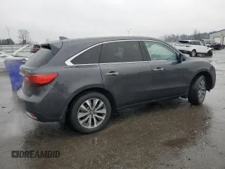 2014 Acura MDX Tech Pkg with VIN 5FRYD4H49EB045743, listed as a Copart auction lot 42409225 with 96,194 mi miles and Salvage Title. Bid and sale history available at carsss.com. Image 3.