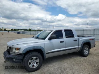 2008 Dodge Dakota with VIN 1D7HW78N58S550147, listed as a Copart auction lot 58793855 with 126,970 mi miles and Salvage title. Bid and sale history available at DreamBid. Image 1.