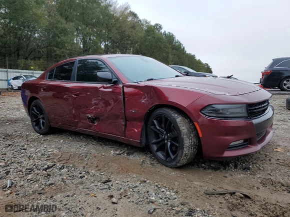 2017 Dodge Charger R/T with VIN 2C3CDXCT0HH637255, listed as a Copart auction lot 46900495 with 202,065 mi miles and Salvage Title. Bid and sale history available at carsss.com. Image 4.