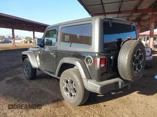2021 Jeep Wrangler Sport S with VIN 1C4GJXAN5MW725966, listed as a IAAI auction lot 41144645 with 38,286 mi miles and . Bid and sale history available at DreamBid. Image 3.