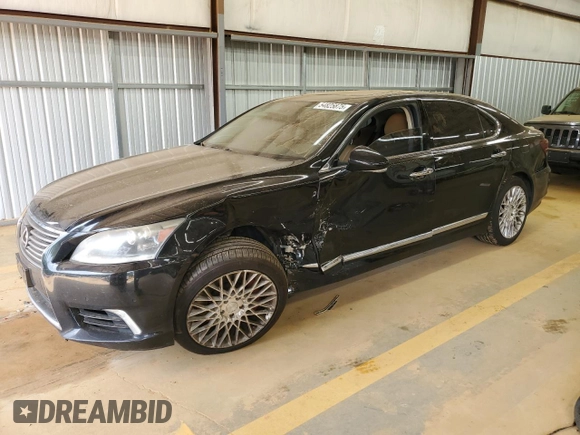 2013 Lexus LS 460 L with VIN JTHDL5EF7D5006064, listed as a Copart auction lot 54825875 with 151,236 mi miles and Salvage title. Bid and sale history available at DreamBid. Image 1.