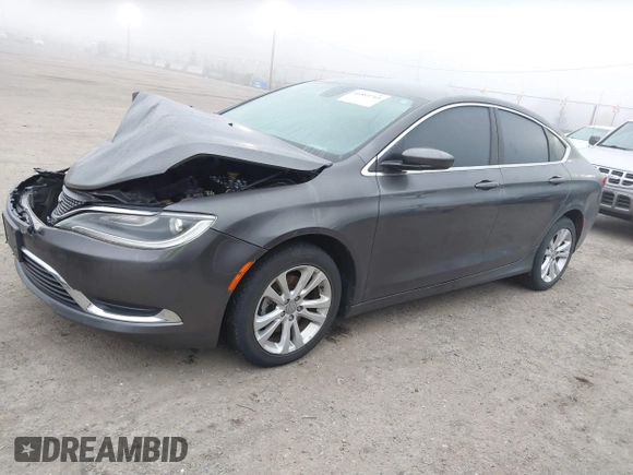 2015 Chrysler 200 Limited with VIN 1C3CCCAB1FN576170, listed as a IAAI auction lot 41893765 with 117,110 mi miles and . Bid and sale history available at DreamBid. Image 2.