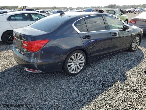 2014 Acura RLX Advance Pkg with VIN JH4KC1F9XEC004928, listed as a Copart auction lot 73855844 with 0 mi miles and Non Repairable. Bid and sale history available at carsss.com. Image 3.