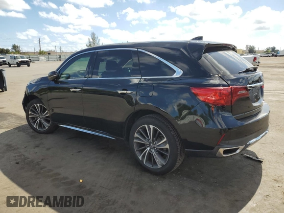 2020 Acura MDX w/Technology Pkg with VIN 5J8YD3H59LL001600, listed as a Copart auction lot 44429965 with 34,992 mi miles and Non Repairable. Bid and sale history available at carsss.com. Image 2.