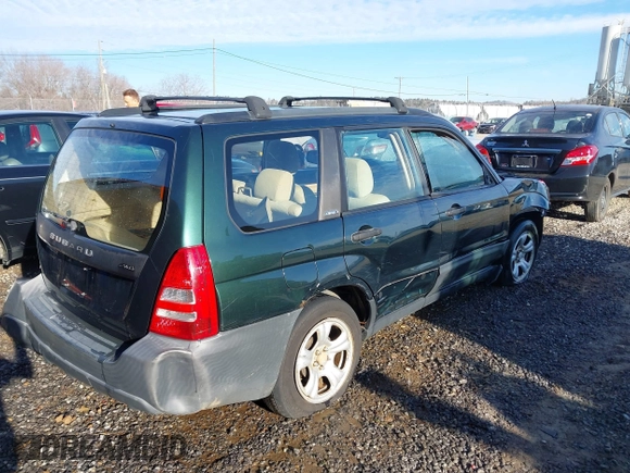 2003 Subaru Forester X with VIN JF1SG63673H757951, listed as a IAAI auction lot 41662103 with 168,433 mi miles. Bid and sale history available at carsss.com. Image 4.