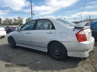 2006 Kia Spectra EX with VIN KNAFE122765228554, listed as a Copart auction lot 78458004 with 154,085 mi miles and Clean Title. Bid and sale history available at carsss.com. Image 2.