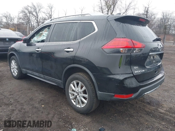 2017 Nissan Rogue SL with VIN 5N1AT2MV7HC852980, listed as a IAAI auction lot 41847141 with 108,937 mi miles. Bid and sale history available at carsss.com. Image 3.