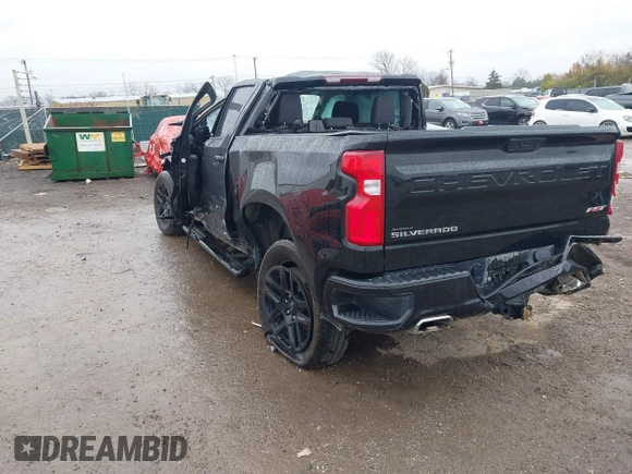 2022 Chevrolet Silverado 1500 RST with VIN 1GCUDEED4NZ571637, listed as a IAAI auction lot 40840081 with Not Provided miles and . Bid and sale history available at DreamBid. Image 3.