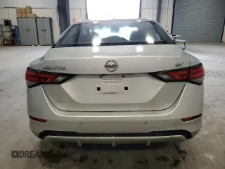2020 Nissan Sentra SV with VIN 3N1AB8CV5LY236046, listed as a Copart auction lot 50626435 with 63,558 mi miles and Salvage Title. Bid and sale history available at carsss.com. Image 6.
