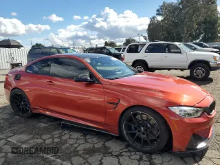 2015 BMW M4 with VIN WBS3R9C57FF708758, listed as a Copart auction lot 41101764 with 65,416 mi miles. Bid and sale history available at carsss.com. Image 4.