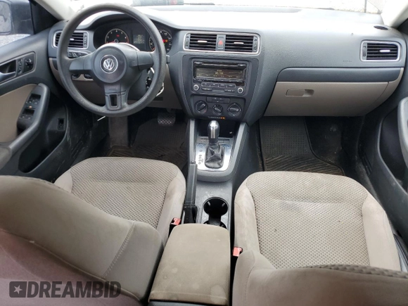2012 Volkswagen Jetta Sedan S w/Sunroof with VIN 3VW2K7AJ0CM345918, listed as a Copart auction lot 78799344 with 173,455 mi miles and Salvage Title. Bid and sale history available at carsss.com. Image 8.