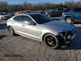 2019 Genesis G70 2.0T Advanced with VIN KMTG44LA7KU019530, listed as a Copart auction lot 81485154 with 68,657 mi miles and Salvage Title. Bid and sale history available at carsss.com. Image 4.