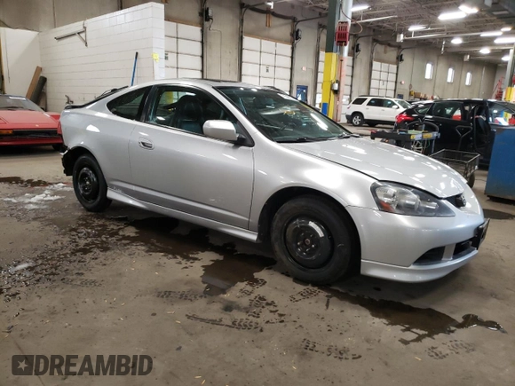 2006 Acura RSX Type-S Leather with VIN JH4DC530X6S016154, listed as a Copart auction lot 77568174 with 222,588 mi miles and Salvage Title. Bid and sale history available at carsss.com. Image 4.