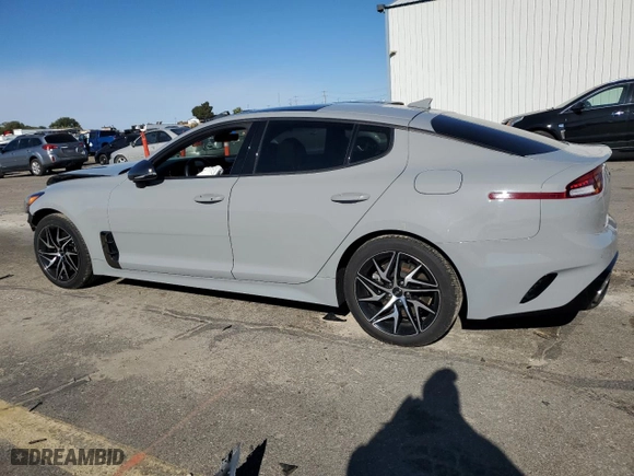 2022 Kia Stinger GT-Line with VIN KNAE35LD2N6117282, listed as a Copart auction lot 76947664 with 44,453 mi miles and Salvage Title. Bid and sale history available at carsss.com. Image 2.
