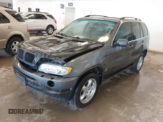 2003 BMW X5 4.4i with VIN 5UXFB33573LH46415, listed as a IAAI auction lot 41442213 with 145,290 mi miles. Bid and sale history available at carsss.com. Image 2.
