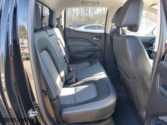 2021 Chevrolet Colorado 2WD Z71 with VIN 1GCGSDEN1M1181226, listed as a Copart auction lot 89271075 with 75,404 mi miles and Salvage Title. Bid and sale history available at carsss.com. Image 10.