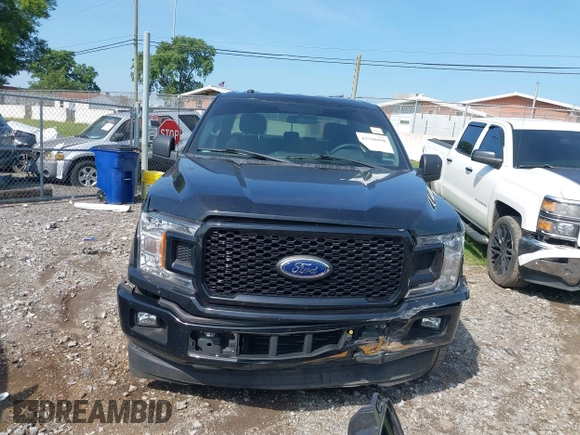 2018 Ford F-150 XL with VIN 1FTEX1CPXJKE63642, listed as a IAAI auction lot 42768090 with 147,219 mi miles and . Bid and sale history available at DreamBid. Image 12.