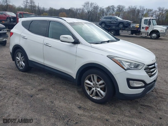 2013 Hyundai Santa Fe 2.0T Sport with VIN 5XYZUDLA8DG079795, listed as a IAAI auction lot 42035743 with 170,321 mi miles. Bid and sale history available at carsss.com. Image 1.