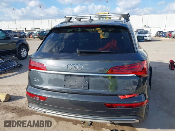 2023 Audi Q5 Premium Plus with VIN WA1BBAFY4P2112508, listed as a IAAI auction lot 40892423 with 24,492 mi miles and . Bid and sale history available at DreamBid. Image 17.