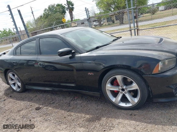 2012 Dodge Charger SRT8 with VIN 2C3CDXEJ7CH169853, listed as a IAAI auction lot 41857468 with 145,016 mi miles. Bid and sale history available at carsss.com. Image 12.