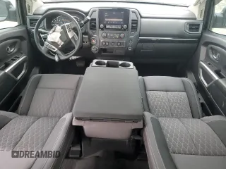 2022 Nissan Titan S with VIN 1N6AA1EC9NN106299, listed as a Copart auction lot 58061355 with 49,910 mi miles and Salvage title. Bid and sale history available at DreamBid. Image 8.