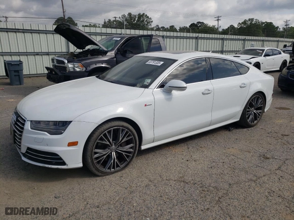 2016 Audi A7 3.0 Premium Plus with VIN WAUWGAFC9GN046515, listed as a Copart auction lot 53791335 with 184,002 mi miles and Salvage Title. Bid and sale history available at carsss.com. Image 1.