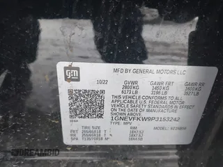 2023 Chevrolet Traverse LS with VIN 1GNEVFKW9PJ153242, listed as a IAAI auction lot 41287046 with 25,088 mi miles. Bid and sale history available at carsss.com. Image 9.