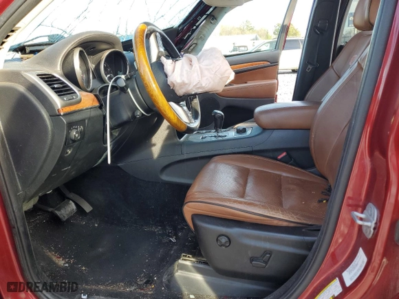 2012 Jeep Grand Cherokee Overland with VIN 1C4RJFCG1CC113295, listed as a Copart auction lot 49785785 with 0 mi miles and Salvage Title. Bid and sale history available at carsss.com. Image 7.