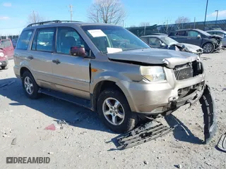 2007 Honda Pilot LX with VIN 5FNYF28127B038187, listed as a IAAI auction lot 41639252 with 149,548 mi miles. Bid and sale history available at carsss.com. Image 1.
