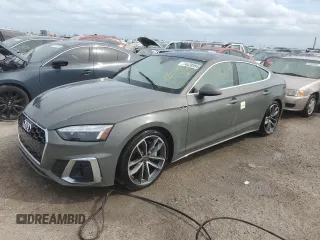 2023 Audi A5 Sportback S line Premium z VIN WAUDACF53PA032901, wystawiony jako Copart lot #74428984 z przebiegiem Nie podano mil oraz Nie do naprawy • Non repairable. Historia ofert i sprzedaży dostępna na DreamBid. Obrazek 1.