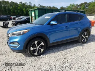 2016 Hyundai Tucson Limited z VIN KM8J3CA23GU208000, wystawiony jako Copart lot #53953145 z przebiegiem 161 069 mil mil oraz Czysty tytuł • Clean title. Historia ofert i sprzedaży dostępna na DreamBid. Obrazek 1.