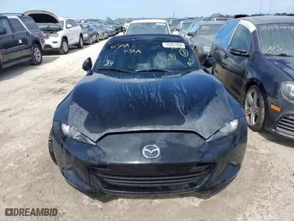 2022 Mazda MX-5 Miata Grand Touring with VIN JM1NDAD70N0508239, listed as a Copart auction lot 75291934 with NaN miles and Non Repairable. Bid and sale history available at carsss.com. Image 5.