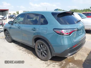 2024 Honda HR-V Sport with VIN 3CZRZ1H5XRM751386, listed as a IAAI auction lot 42397520 with 13,049 mi miles and . Bid and sale history available at DreamBid. Image 3.