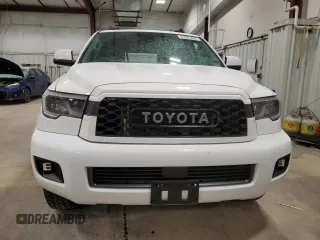 2021 Toyota Sequoia TRD Pro with VIN 5TDEY5B10MS181590, listed as a Copart auction lot 41395405 with 0 mi miles and Salvage Title. Bid and sale history available at carsss.com. Image 5.