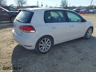 2011 Volkswagen Golf TDI with VIN WVWDM7AJ3BW210260, listed as a IAAI auction lot 41439842 with 70,808 mi miles. Bid and sale history available at carsss.com. Image 4.