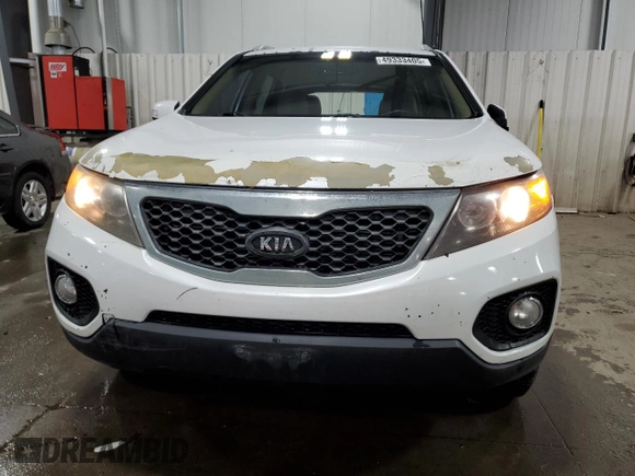 2011 Kia Sorento LX with VIN 5XYKTDA20BG167379, listed as a Copart auction lot 49333405 with 168,330 mi miles and Salvage Title. Bid and sale history available at carsss.com. Image 5.