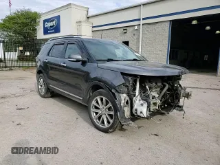 2016 Ford Explorer Limited with VIN 1FM5K8F88GGB16121, listed as a Copart auction lot 52856105 with 156,785 mi miles and Salvage Title. Bid and sale history available at carsss.com. Image 12.