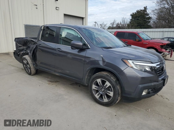 2017 Honda Ridgeline RTL-T with VIN 5FPYK2F61HB011324, listed as a Copart auction lot 42771285 with 78,742 mi miles and Salvage title. Bid and sale history available at DreamBid. Image 4.