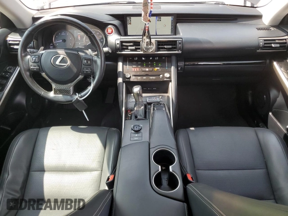 2017 Lexus IS 300 with VIN JTHCM1D22H5016393, listed as a Copart auction lot 59848545 with 77,893 mi miles and Salvage title. Bid and sale history available at DreamBid. Image 8.