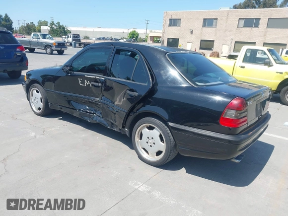 1999 Mercedes-Benz C with VIN WDBHA33G3XF889442, listed as a IAAI auction lot 42403800 with 82,075 mi miles and . Bid and sale history available at DreamBid. Image 3.
