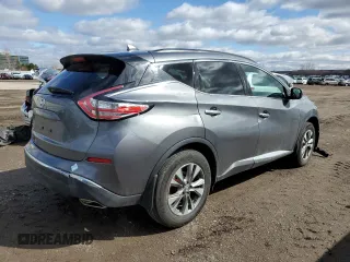 2018 Nissan Murano S with VIN 5N1AZ2MG8JN177392, listed as a Copart auction lot 52911115 with 163,400 mi miles and Clean Title. Bid and sale history available at DreamBid. Image 3.