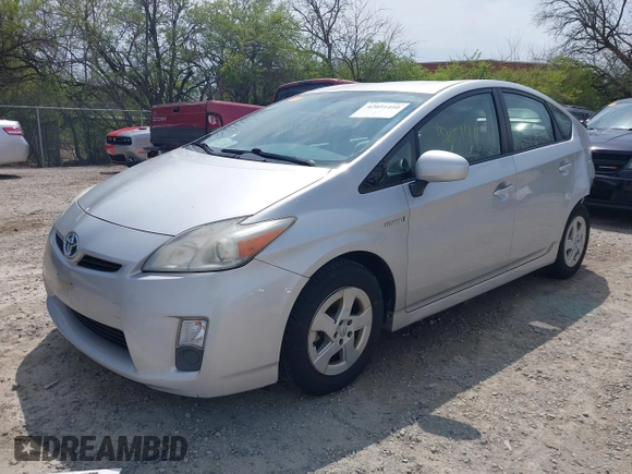 2011 Toyota Prius I with VIN JTDKN3DU5B0278291, listed as a IAAI auction lot 42051410 with 150,677 mi miles. Bid and sale history available at carsss.com. Image 20.