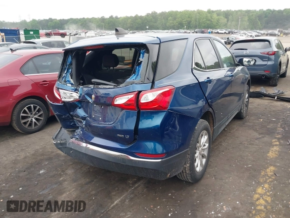 2021 Chevrolet Equinox LT z VIN 3GNAXUEV7ML351919, wystawiony jako IAAI lot #42109386 z przebiegiem 84 815 mil mil oraz . Historia ofert i sprzedaży dostępna na DreamBid. Obrazek 4.