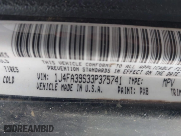 2003 Jeep Wrangler X with VIN 1J4FA39S33P375741, listed as a IAAI auction lot 40858427 with Not provided miles and . Bid and sale history available at DreamBid. Image 9.