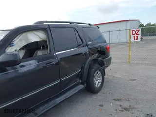 2006 Toyota Sequoia SR5 with VIN 5TDZT34A16S279192, listed as a IAAI auction lot 41758196 with 119,121 mi miles. Bid and sale history available at carsss.com. Image 6.