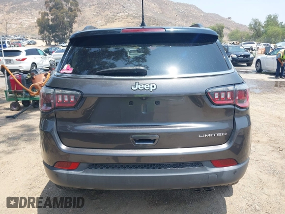 2018 Jeep Compass Limited with VIN 3C4NJCCB5JT253420, listed as a IAAI auction lot 42443809 with 98,057 mi miles and . Bid and sale history available at DreamBid. Image 17.