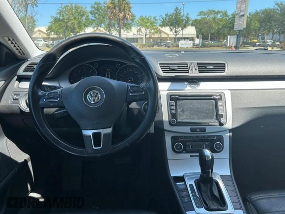 2012 Volkswagen CC Sport PZEV with VIN WVWMP7ANXCE552306, listed as a Copart auction lot 53832195 with 124,769 mi miles and Clean Title. Bid and sale history available at carsss.com. Image 9.